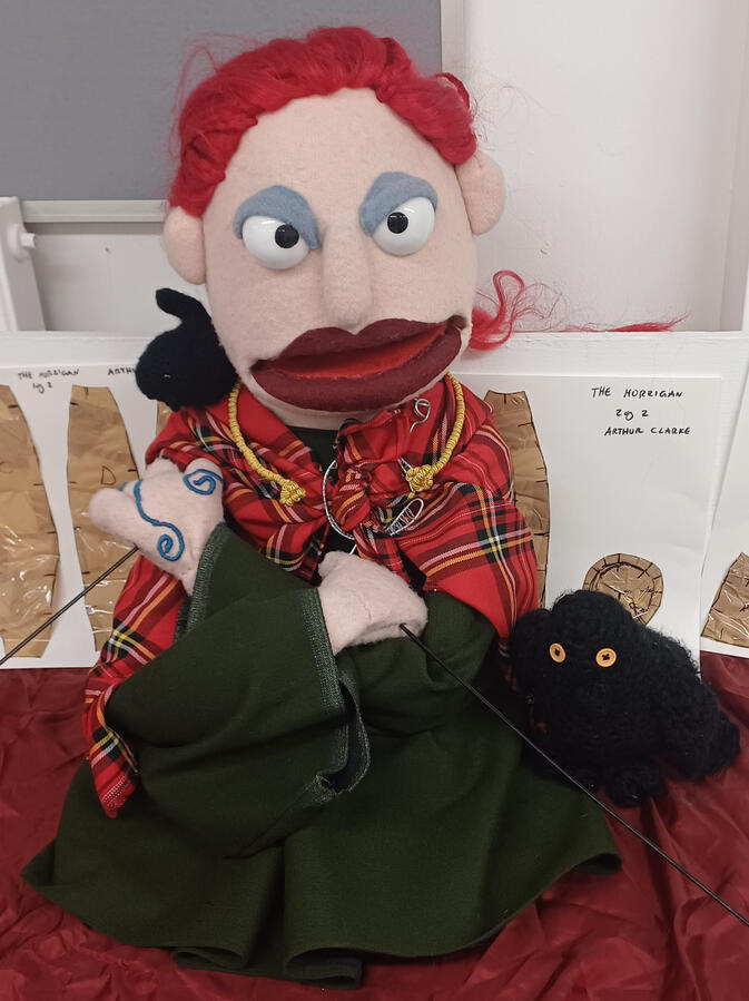 The Morrigan Puppet
